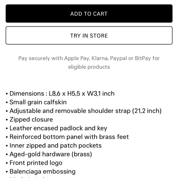 Balenciaga Ville XXS Black and White Small Grain Calfskin - Picture 6 of 8